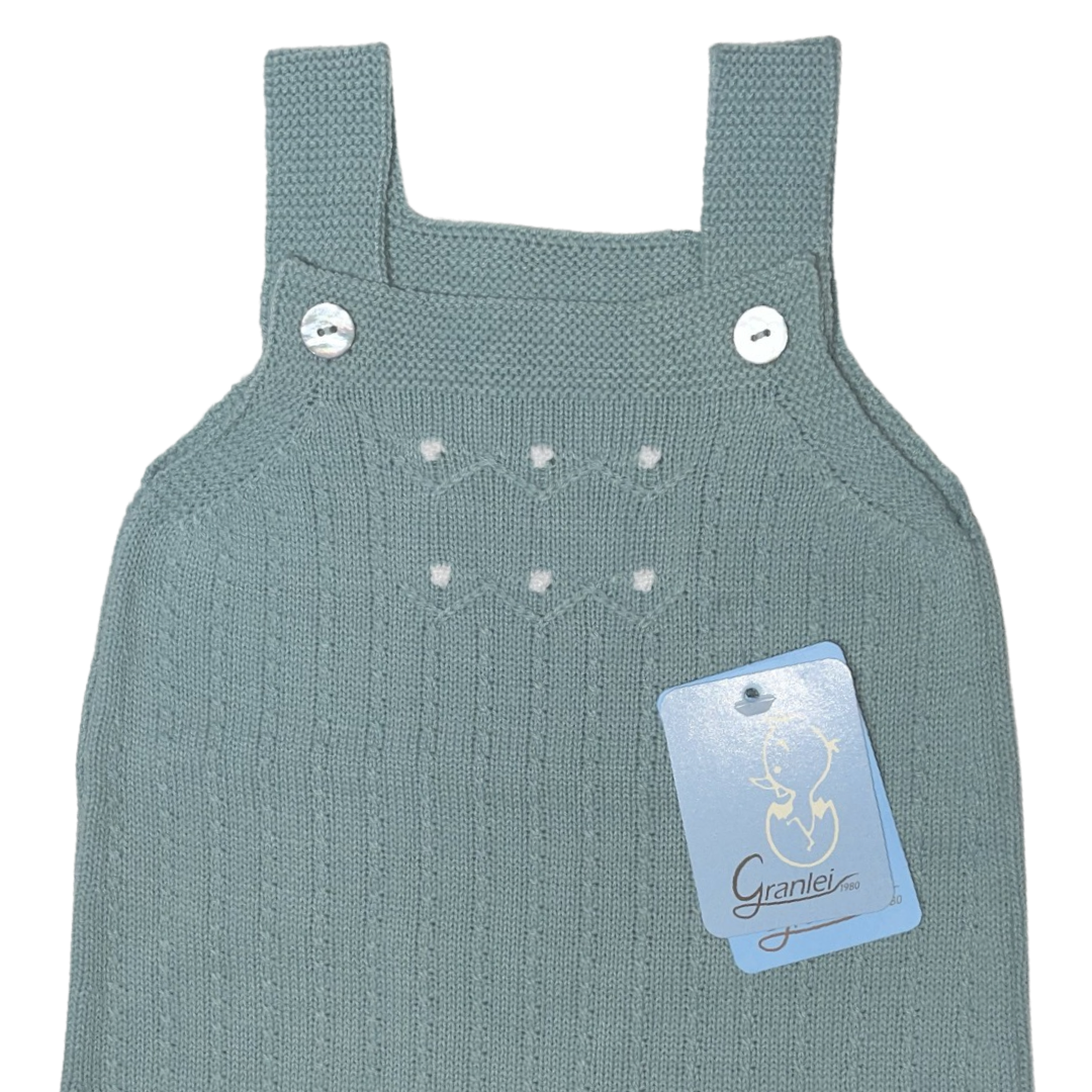 Andi Cotton Jersey Dungarees Pale Blue - New In from Ruby Room UK